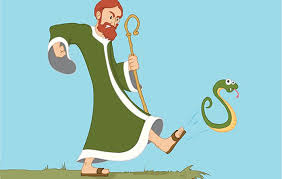 st patrick and the snakes